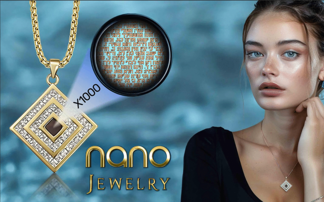 Pocket Holy Bible Pendant with Microscopic Hebrew by My Nano Jewelry